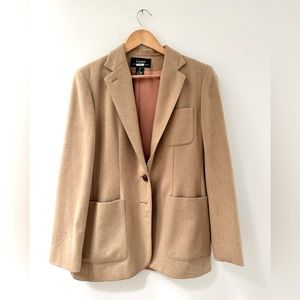 Vintage RALPH LAUREN Wool Oversized Blazer Camel